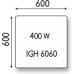 Обігрівач склокерамічний HGlass IGH 6060 B Premium